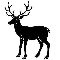 deer silhouette vector