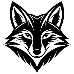 wolf head vector