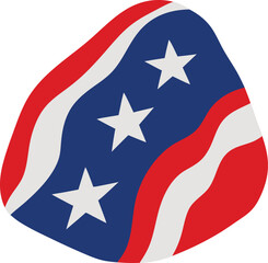  4th Of July decorative elements 