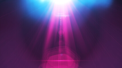 Fototapeta premium abstract purple light background.Red and blue light rays background