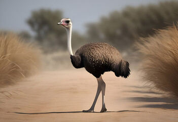 Photo of an ostrich