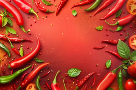 International Hot and Spicy Food Day background, Celebrating International Hot and Spicy Food Day: A Global Culinary Adventure, Exploring the Origins and Significance of International Hot and Spicy Fo