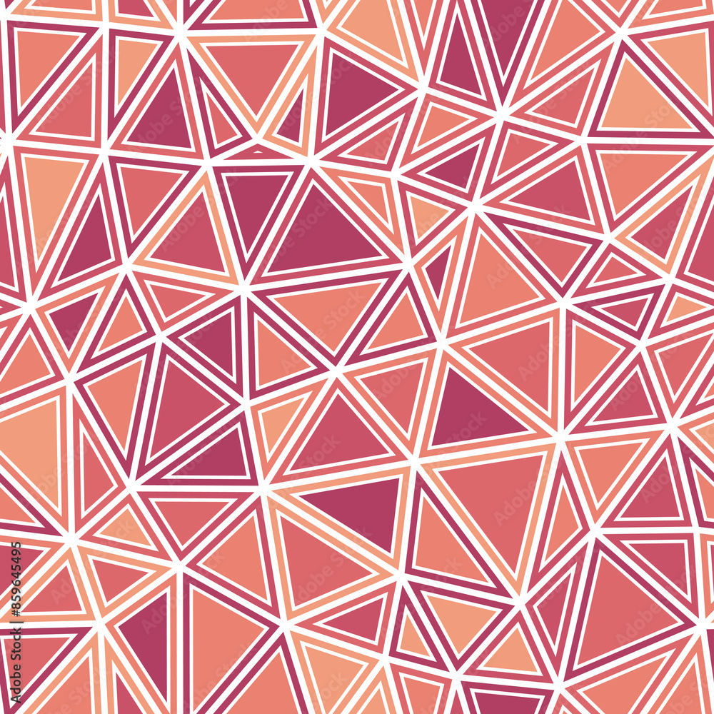 Poster geometric template background. medium triangles size. solid shapes in frames. multicolored style. re