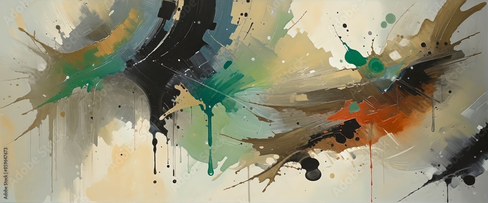 Poster exploring artistic techniques: from watercolor to acrylics additionally, everything related to gener