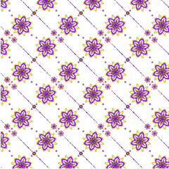 purple flower pattern