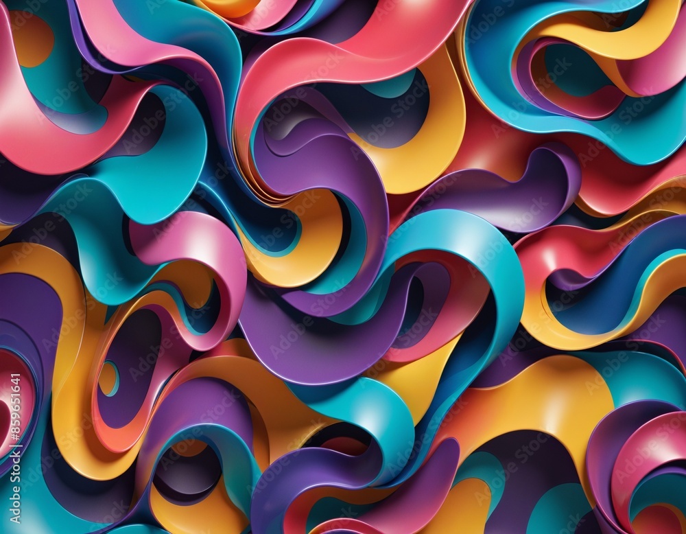 Poster abstract visual expression with minimalist design