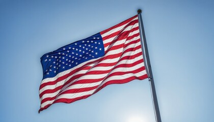 Obraz premium Stars and Stripes: A Patriotic Celebration in the United States