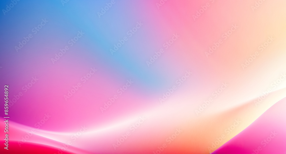 Poster Abstract gradient background with soft pastel colors