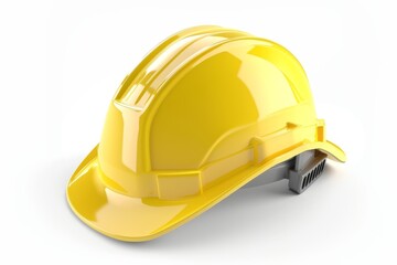 Yellow Hard Hat Safety Equipment for Construction Workers