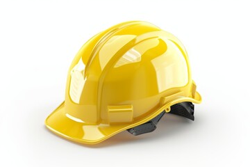 Yellow Hard Hat Safety Equipment for Construction Workers