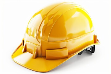 Yellow Hard Hat Safety Equipment for Construction Workers