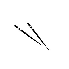 chopsticks vector icon