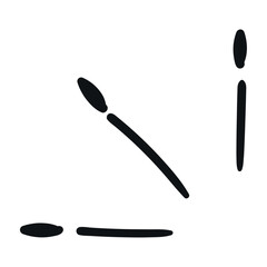 Comic element with manga effect and action lines. Angry cartoon doodle and graphic icon. Japanese splash with fun talk expression. Flat vector illustration isolate