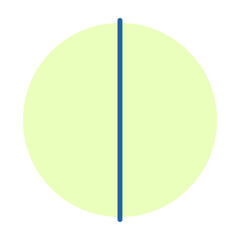 Pie chart with different segments in a circular diagram. wheel graph divided into parts and sections. Flat vector illustration isolated on white background.