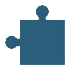 Obraz premium Jigsaw puzzle template pieces, pattern for game backgrounds. Flat vector illustration isolated on white background.