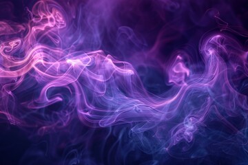Obraz premium Mystical Purple and Pink Smoke