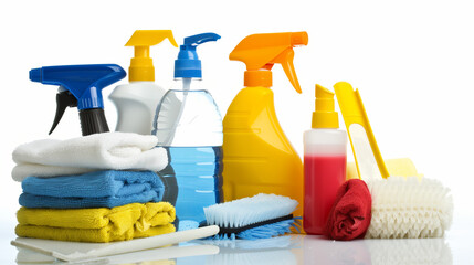 Using cleaning products that keep your home shiny and fresh, making cleaning simple and effective.