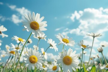 Daisy Flowers in Bloom