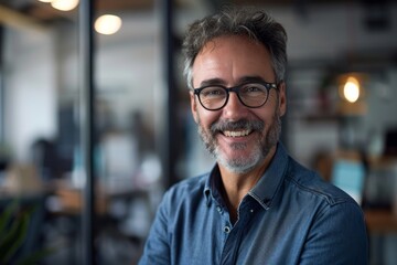 Fototapeta premium Portrait of a Smiling Professional