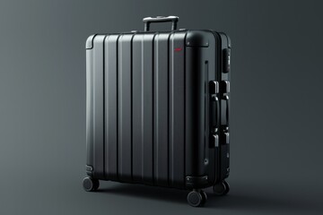 Sleek Black Suitcase for Modern Travel