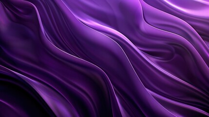 Fototapeta premium Abstract purple fabric with a wave pattern background