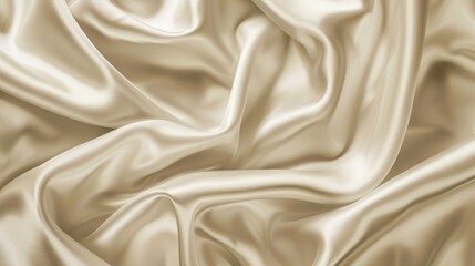 Obraz premium A piece of smooth and silky pale brown fabric pattern background