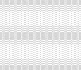 Honeycomb hexagon cells background. Rounded hexagons mosaic pattern. Small hexagon shapes. Seamless tileable vector illustration.