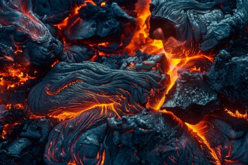 Burning Embers Abstract