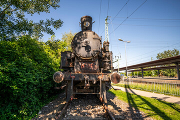 Obraz premium Old historic haunted orphanage in an abandoned palace in Hungary