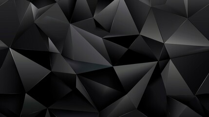 Fototapeta premium Abstract dark wallpaper with subtle grey geometric shapes on a black backdrop. ,Dark Color light ,vectorline design , illustration , Mobile Wallpaper