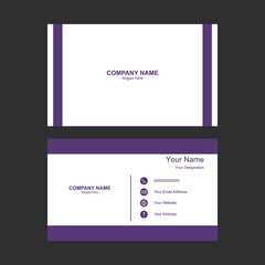 Simple Business Card Template Design