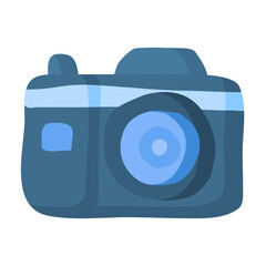 Camera Line Style Icon  vector design and illustration template