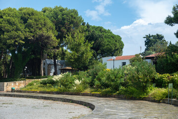 Fototapeta premium Crete island, Greece. Venizelos Graves at Akrotiri, Chania
