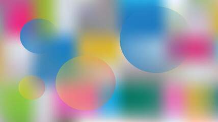 Abstract gradient blur background, Gradient glass circle blur template for decoration. Pattern gradient background.