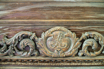 Old historic haunted orphanage in an abandoned palace in Hungary