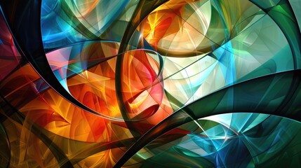 Modern digital photography abstract image