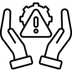 Risk Management Icon