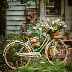 bicycle and flowers