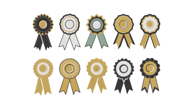 Grunge Cotillion Vector Set - Collection of Artistic, Hand-Drawn Cotillion Illustrations