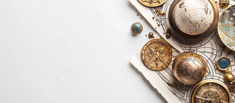 Astrology. Astrologer calculates natal chart and makes a forecast of fate Tarot cards, Fortune telling on tarot cards magic crystal, occultism, Esoteric background. Fortune telling,tarot predictions