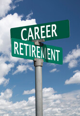career retirement sign