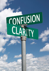 confusion clarity sign