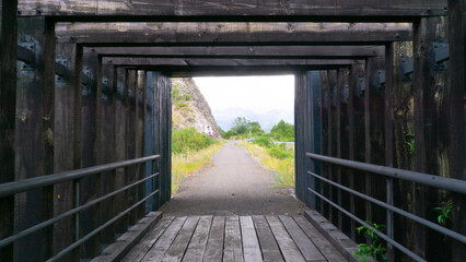 views from trip Lake and forest and bycicle and others