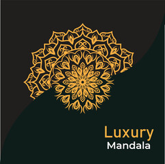 Creative luxury decorative mandala background