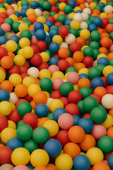 colourful ball pit 