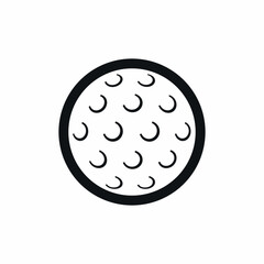 golf golfing ball sport icon