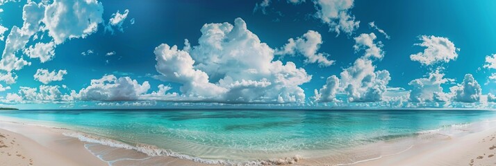 Breathtaking view of Trou-aux-Biches Beach and turquoise Indian Ocean under warm Mauritian