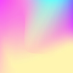 Holographic Background. Rainbow Paper. Trendy Card. Pearlescent Gradient. Blue Soft Gradient. Retro Glitter. Abstract Texture. Shiny Geometry Brochure. Pink Holographic Background