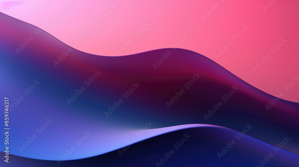 Poster abstract wavy pattern in vibrant pink and purple hues. abstract artwork with colorful waves that app