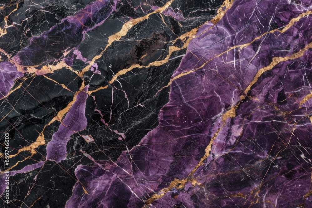 Poster abstract purple and black marble texture for a luxurious background or design element